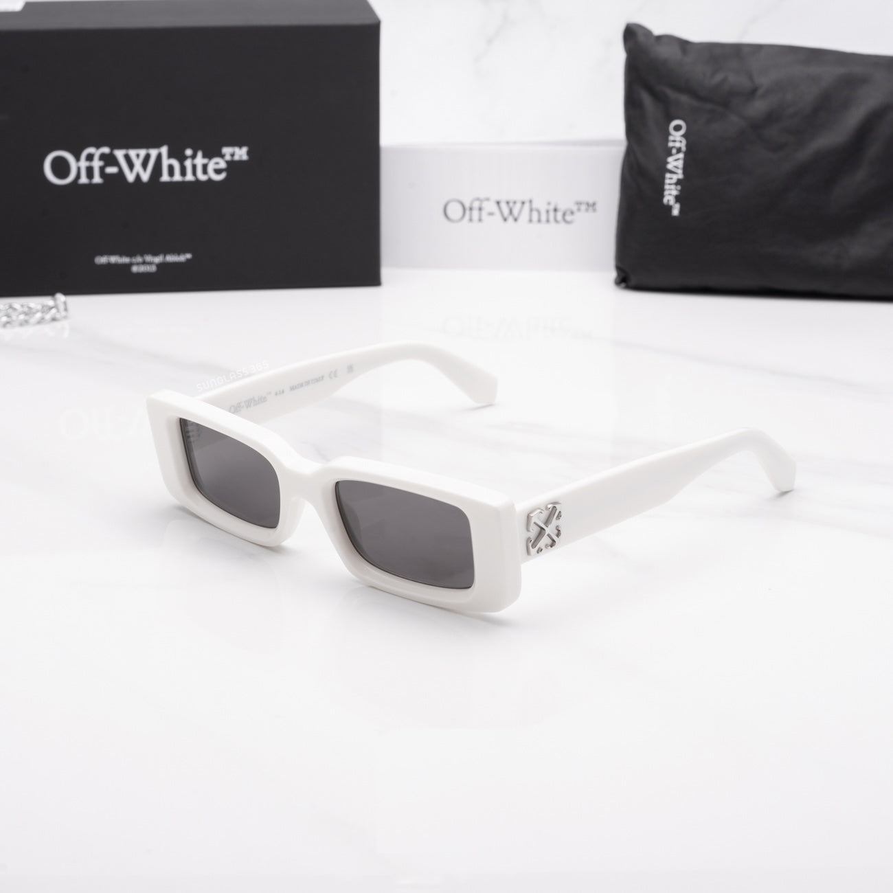 Off-White OERI127S24PLA0010107 50mm New Sunglasses