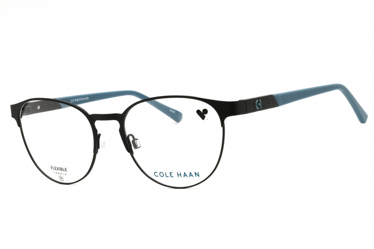COLE HAAN CH4522-001 BLACK Round Eyeglasses 53mm Eyeglasses
