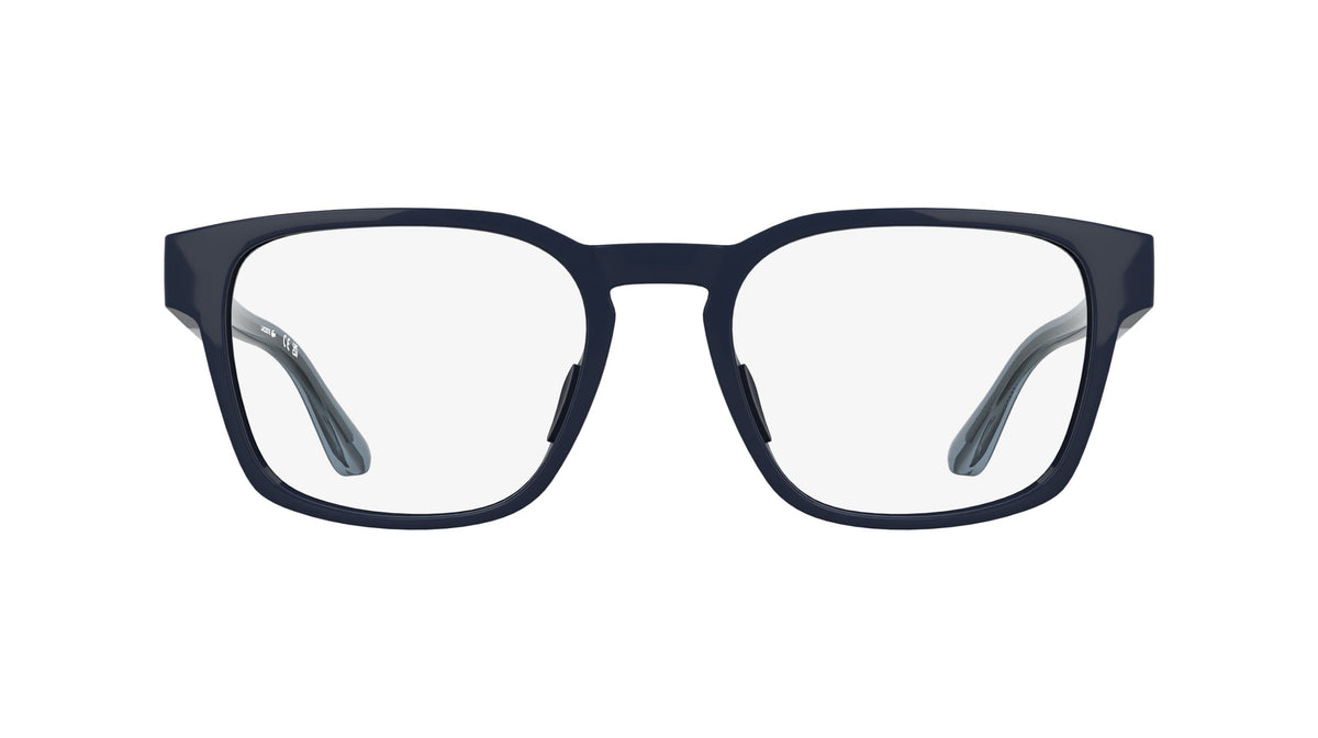 Lacoste L4010-410-53 BLUE Rectangle Eyeglasses 53mm Eyeglasses