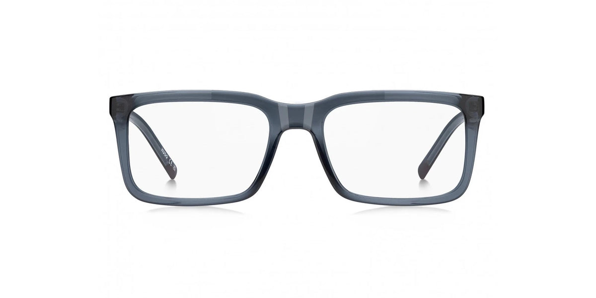 Hugo HG1317-PJP-55 Blue Rectangle Eyeglasses 55mm Eyeglasses