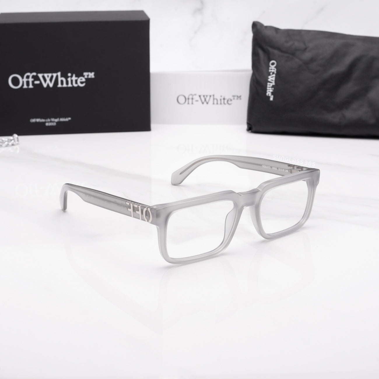 Off-White OERJ070S24PLA0010900 55mm New Eyeglasses