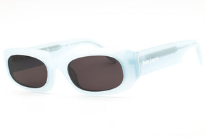 Palm Angels NOAH-PERI104S25PLA0014007 Light Blue Oval Sunglasses 54mm