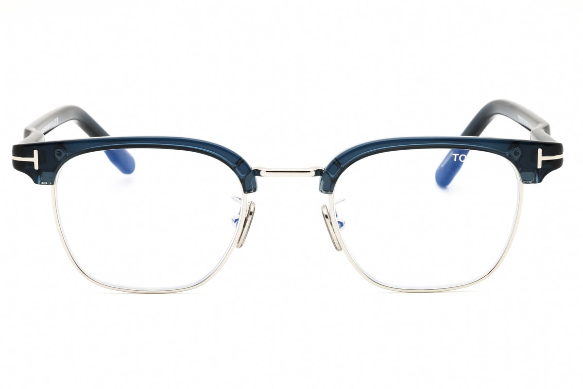 Tom Ford FT5932-D-B-090 Blue Rectangle Eyeglasses 47mm