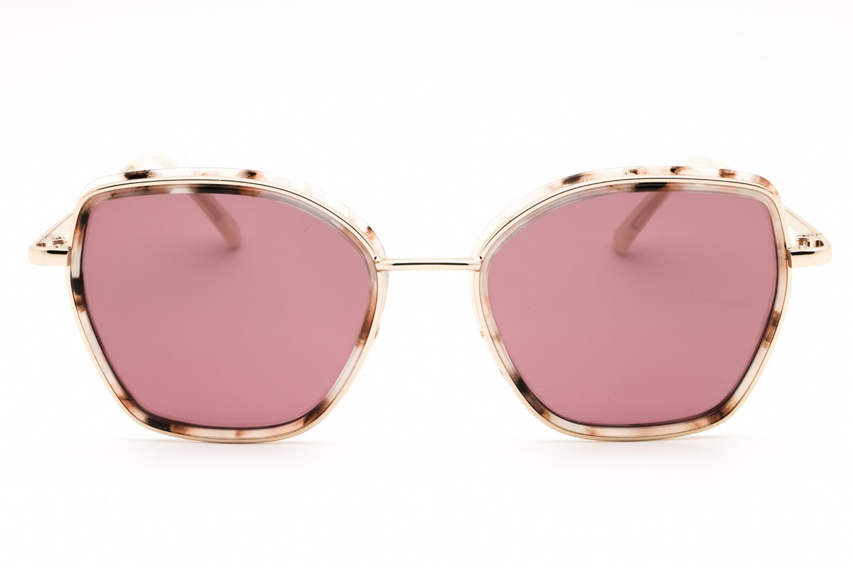 Draper James DJ9037-660 BLUSH TORTOISE Round Sunglasses 53mm Sunglasses