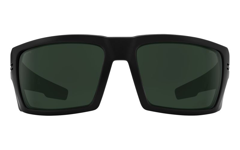 Spy REBAR ANSI- Matte Black/Happy Gray Green 62mm New Sunglasses