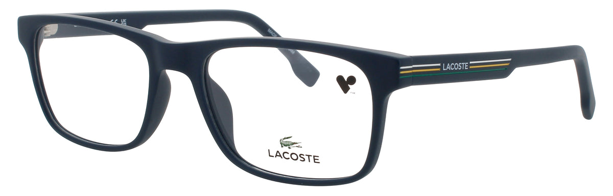 Lacoste L2886-N-401-55 MATTE BLUE  Men's Eyeglasses 55mm Eyeglasses
