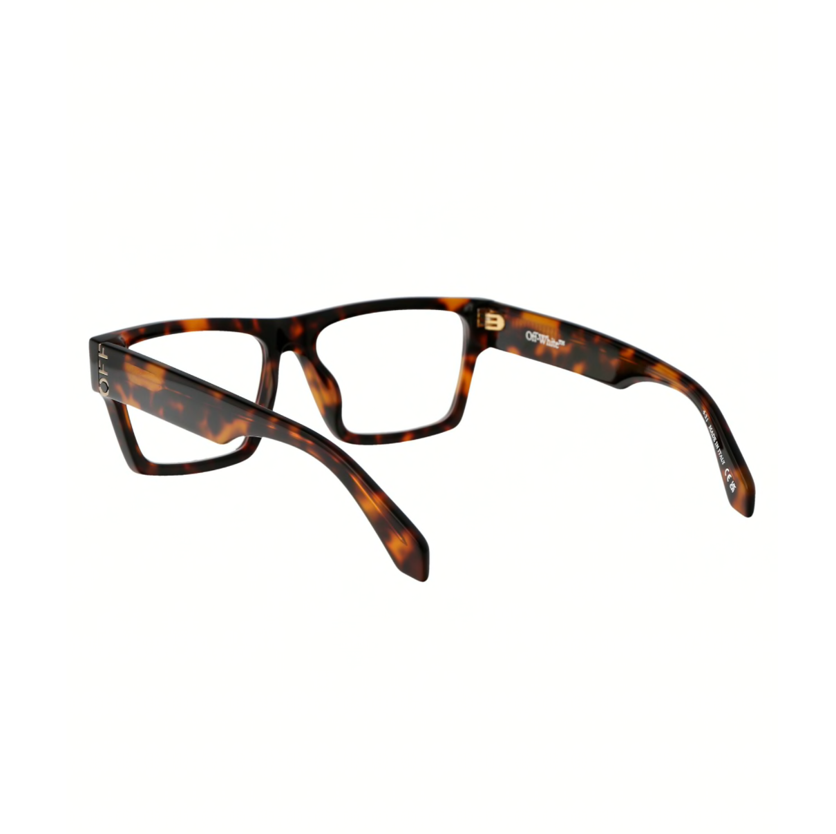 Off-White Style 46 Havana Blue Block Light 56mm New Eyeglasses