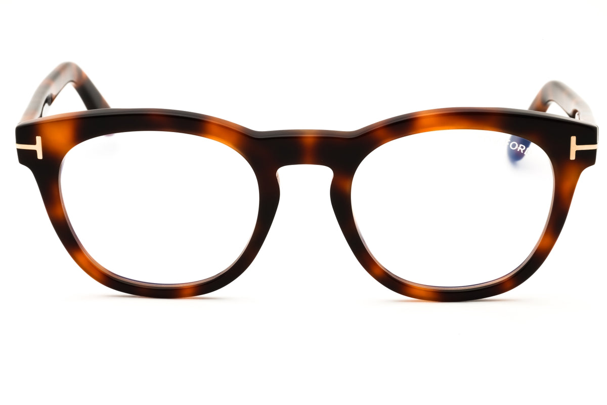 Tom Ford FT6081-B-053 blonde havana Round Eyeglasses 51mm Eyeglasses