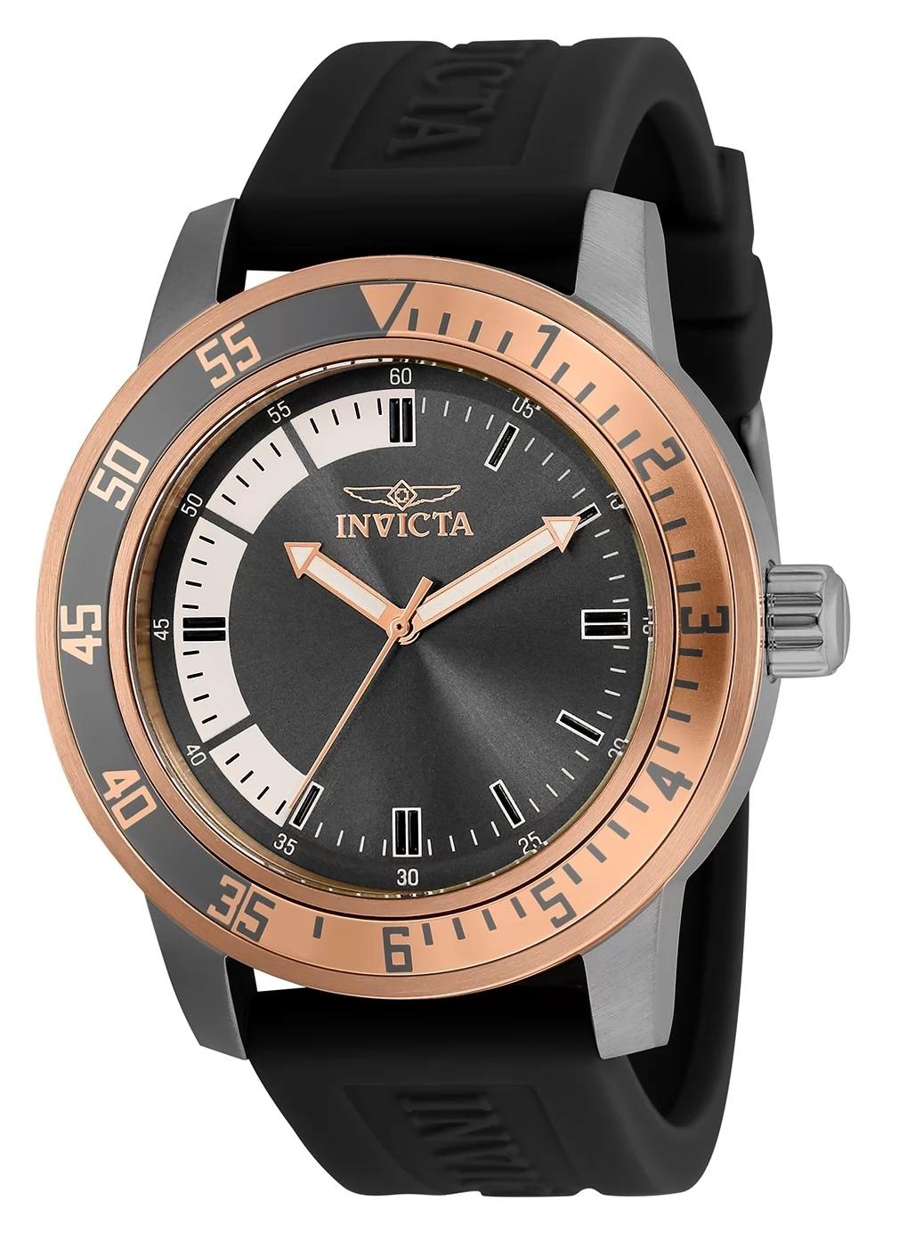 Invicta 35687 35687 Watch - Gun Metal Dial Silicon Band