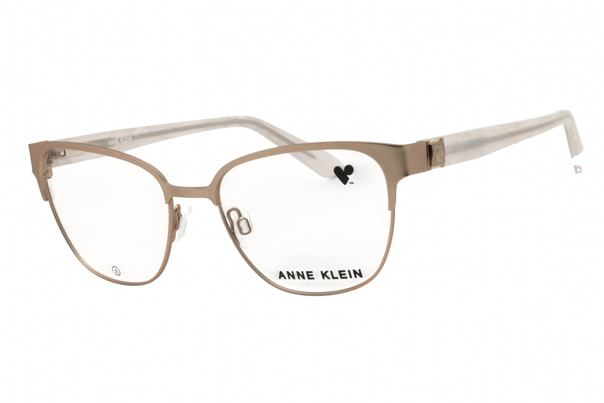 Anne Klein AK5122-770 ROSE GOLD Rectangular Eyeglasses 52mm Eyeglasses