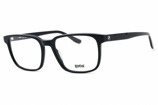 BMW BW5084-H-091 matte blue Rectangular Eyeglasses 55mm