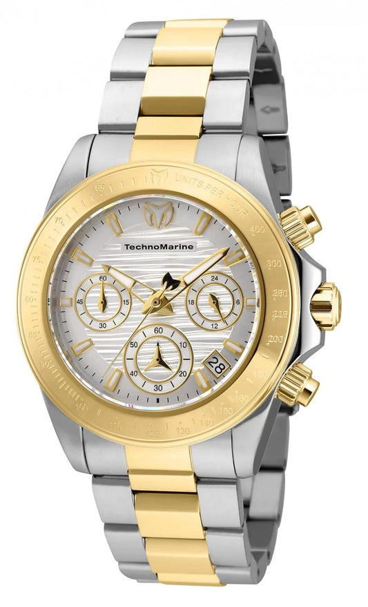 TechnoMarine TM-219011 TM-219011 Watch - Blue Dial Stainless Steel Band