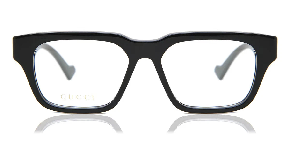 Gucci GG0963O-005 Black Rectangular Eyeglasses 53mm Eyeglasses