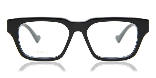 Gucci GG0963O-005 Black Rectangular Eyeglasses 53mm Eyeglasses