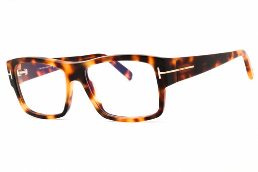 Tom Ford FT5941-B-053 eyeglasses in havana frame with clear lenses