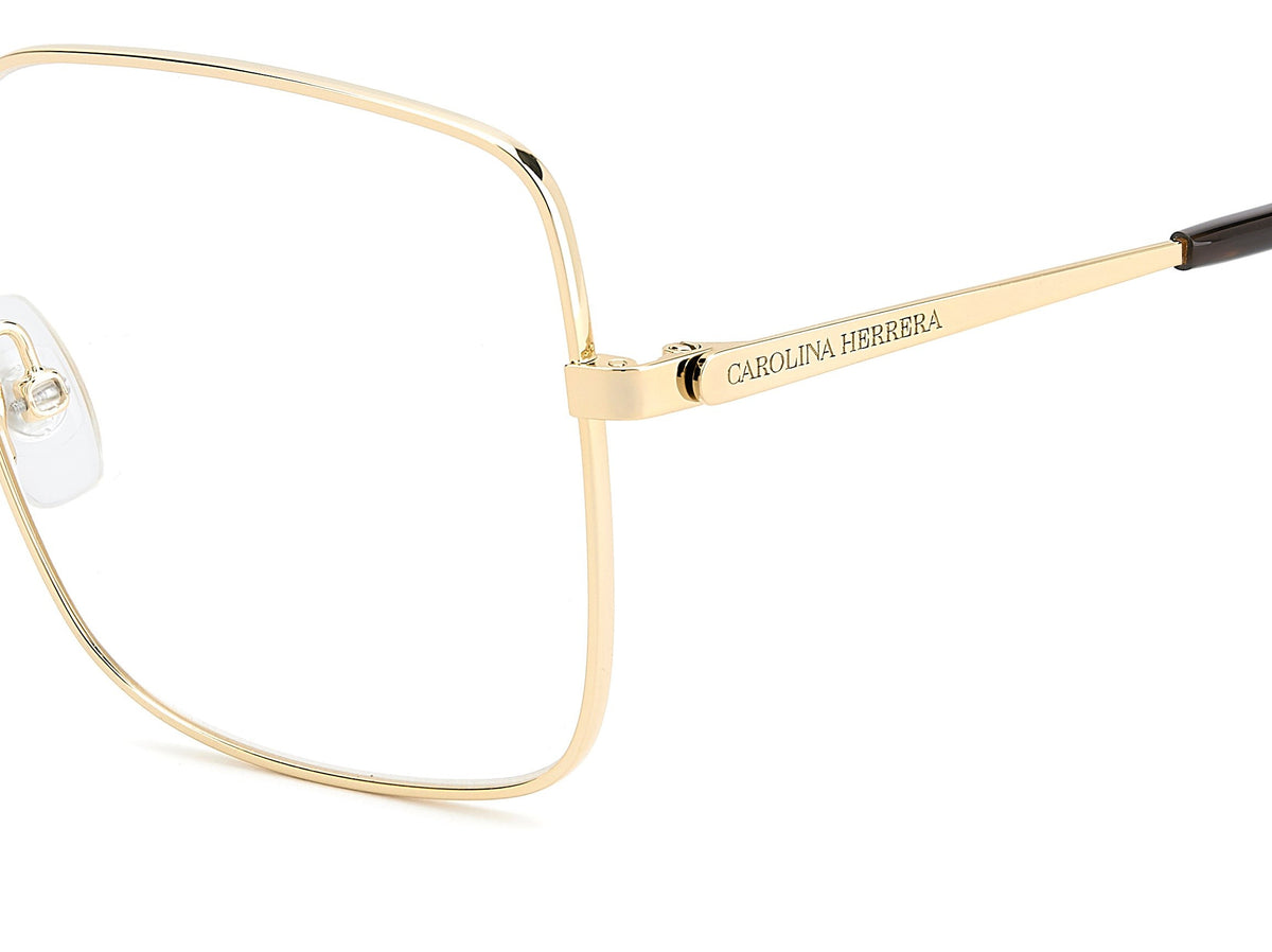 Carolina Herrera HER0346-000-55 Gold Havana Rectangle Eyeglasses 55mm Eyeglasses