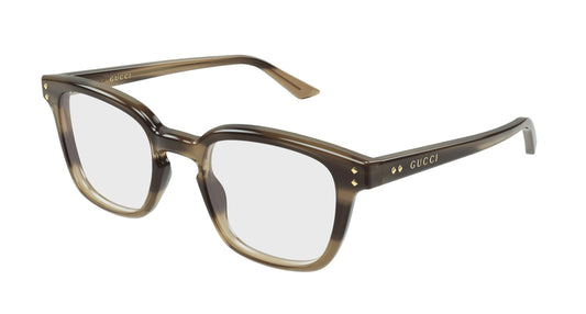 Gucci GG2132o-012 Havana Square Eyeglasses 55mm