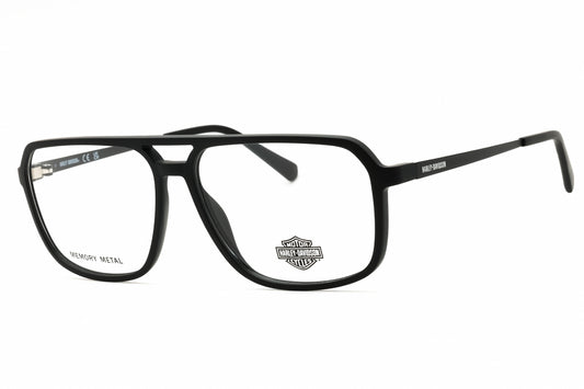 Harley Davidson HD50069-002 matte black Rectangular Eyeglasses 60mm