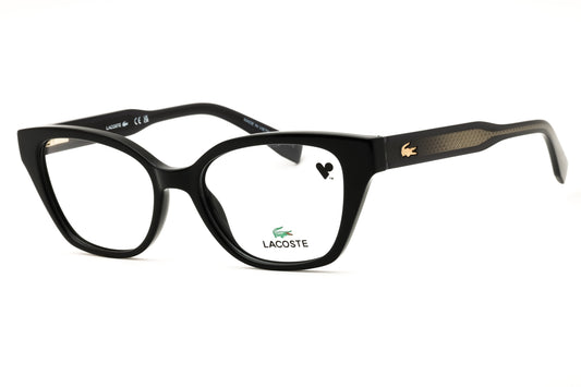 Lacoste L2983-001 BLACK Cat eye Eyeglasses 53mm Eyeglasses