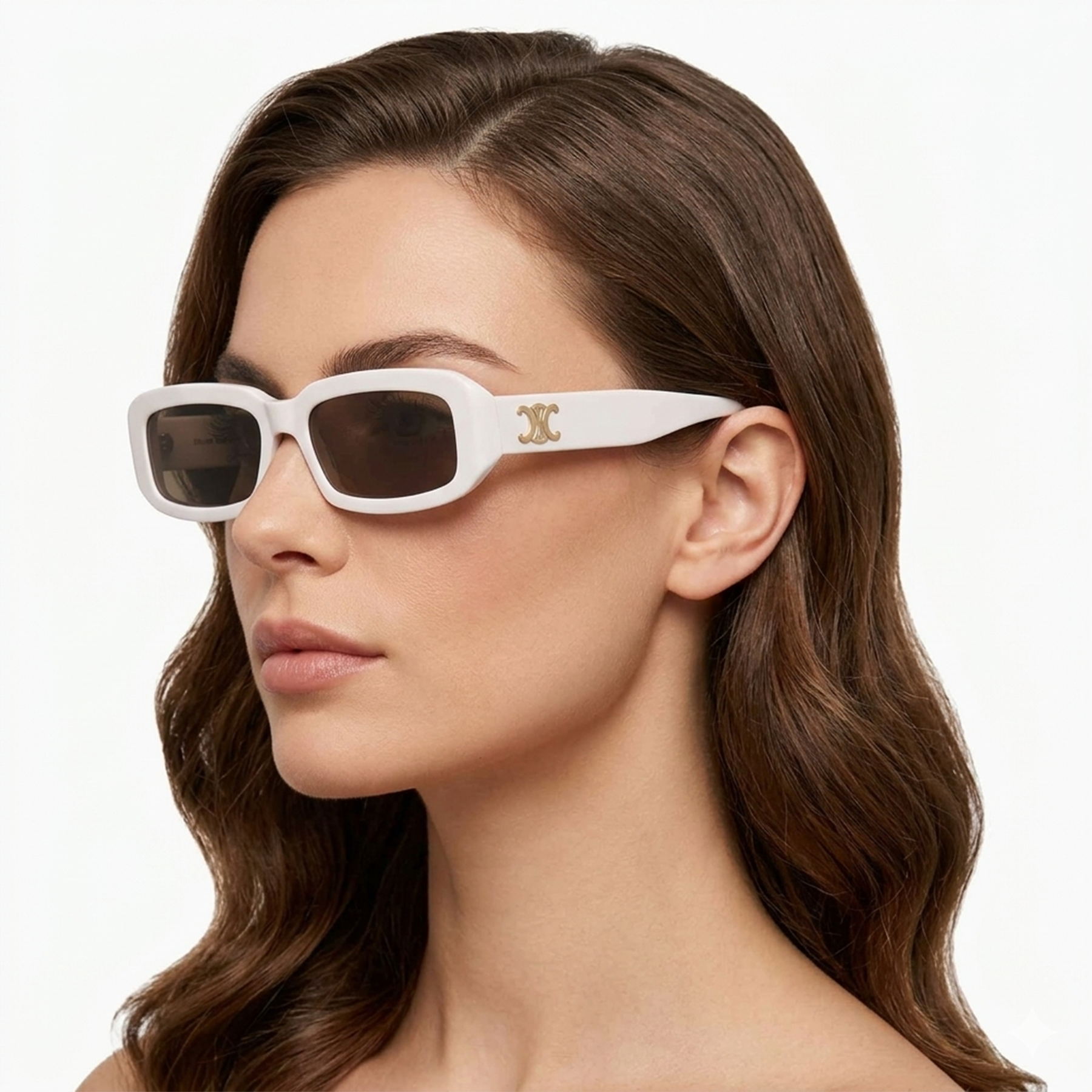 Celine CL40335I-5420E sunglasses in grey frame with brown lenses