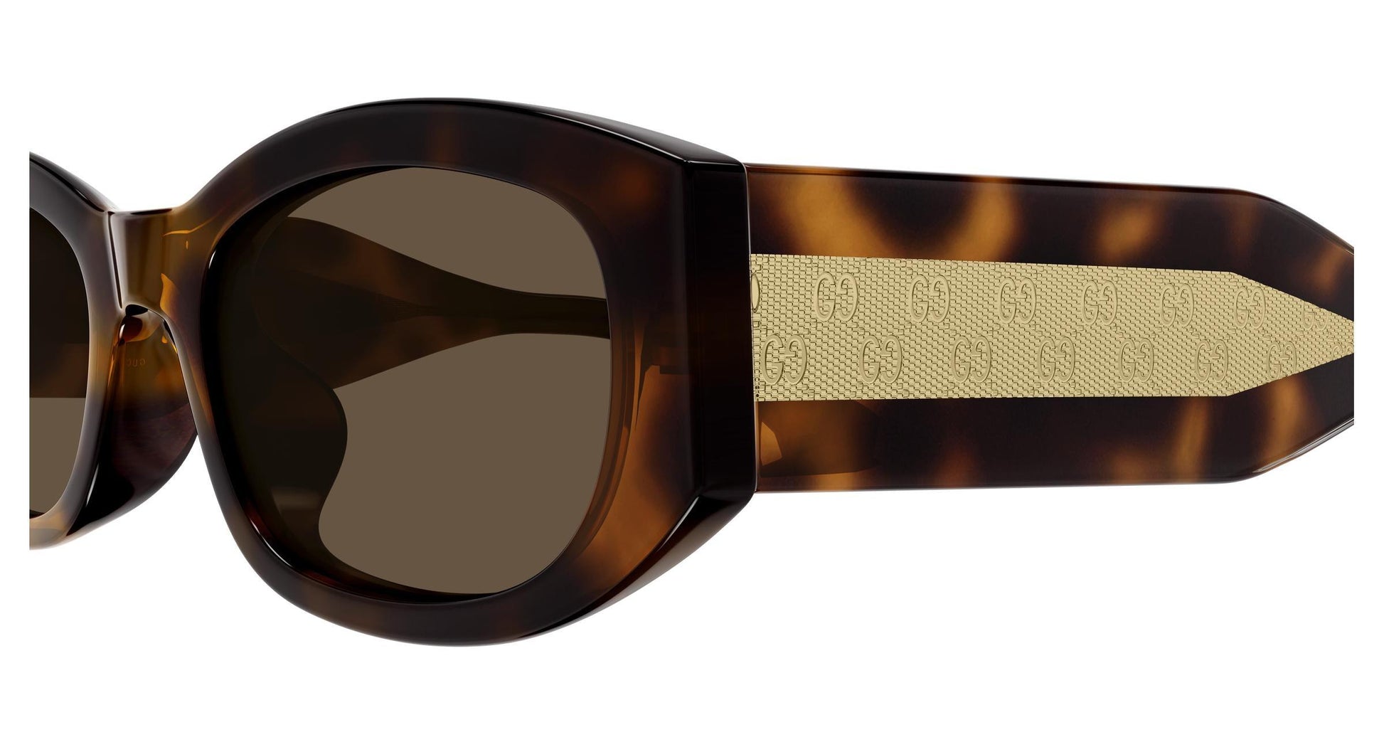 Gucci GG2068SA-002 sunglasses in havana frame with brown lenses