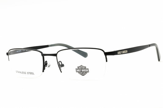 Harley Davidson HD50098-002 eyeglasses in matte black frame with clear lenses