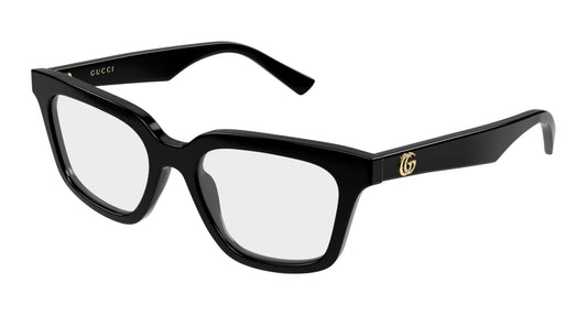Gucci GG2180o-001 eyeglasses in black frame with clear lenses