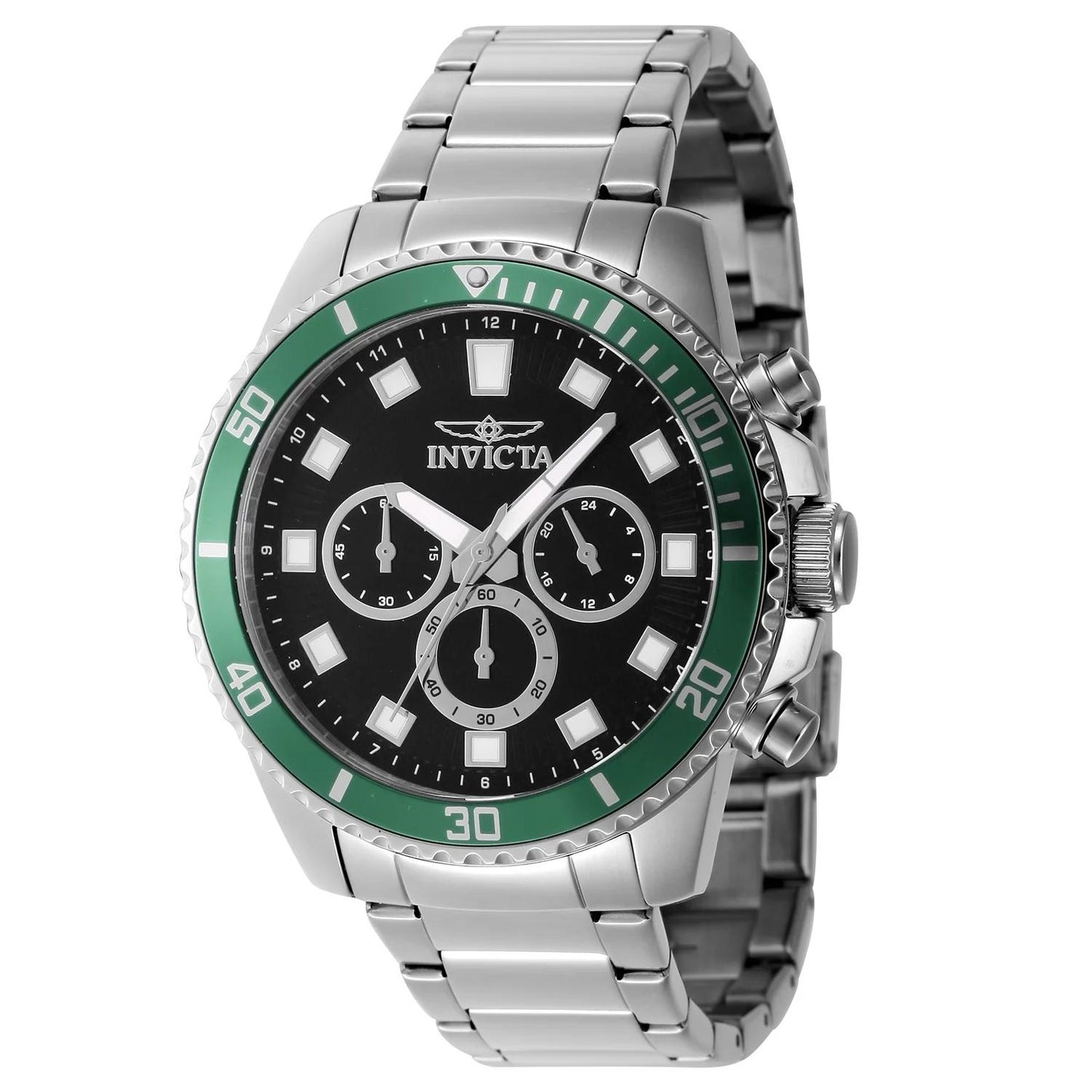 Invicta 46051 46051 Watch - Black Dial Stainless Steel Band