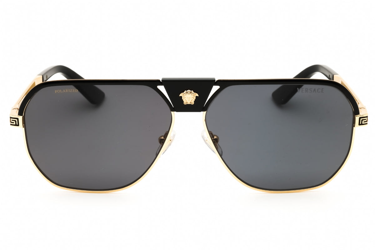 Versace VE2294-100281 Black Rectangular Sunglasses 61mm Sunglasses
