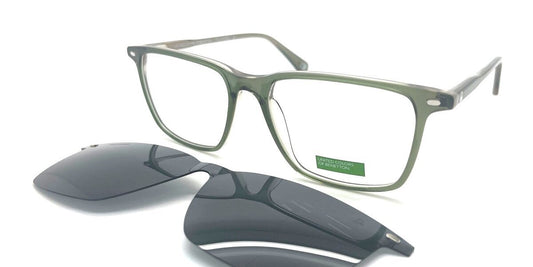 Benetton BEO1131-CLIP BLUE GREY   54mm Eyeglasses