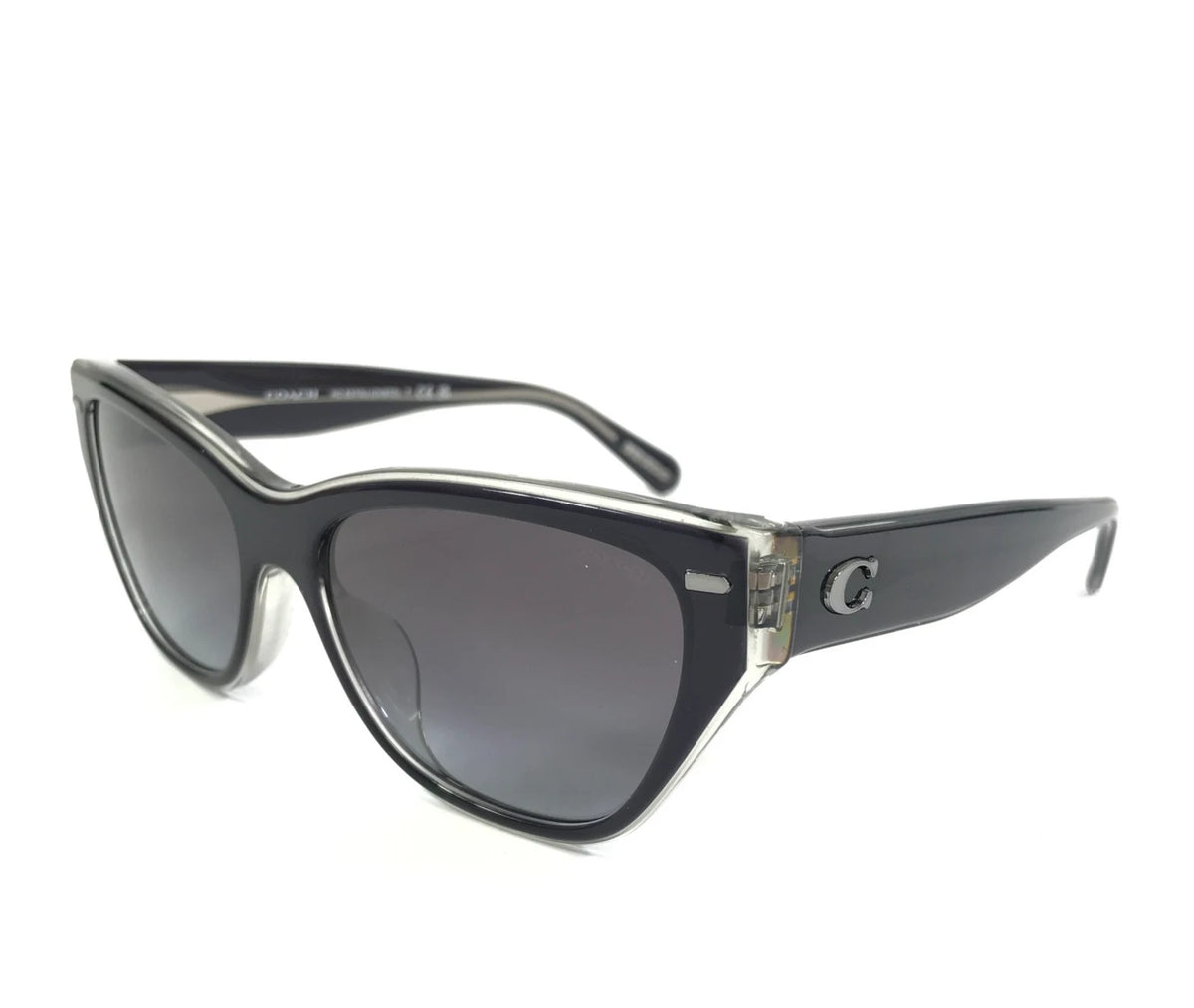Coach 0HC8370U-57458G-54 Black Full Rim SUNGLASSES 0mm Sunglasses