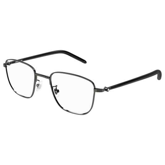 Mont Blanc MB0272o-005 Silver Rectangle Eyeglasses 53mm