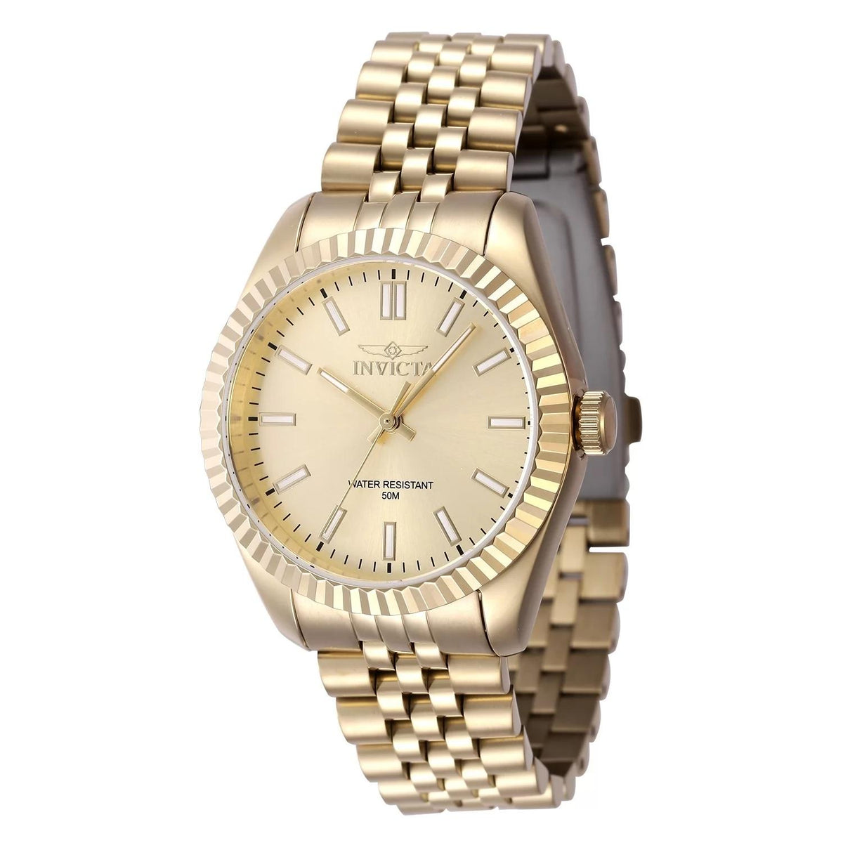 Invicta 47507 47507 Watch - Gold Dial Stainless Steel Band