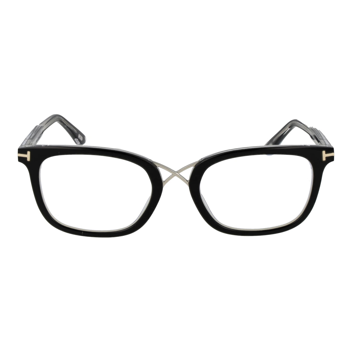 Tom Ford FT5637-B 005 Black Rectangle Eyeglasses 52mm Eyeglasses