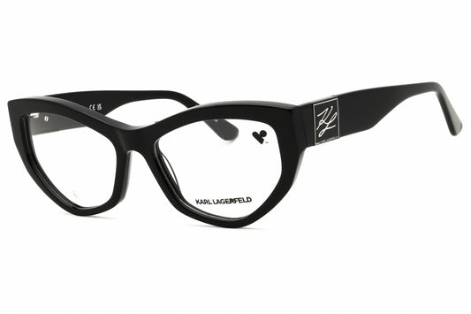 KARL LAGERFELD KL6211-001 eyeglasses in black frame with clear lenses