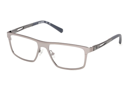 Harley Davidson HD50131-011-55 eyeglasses in matte light nickeltin titanium frame with clear lenses