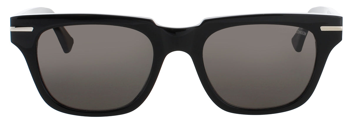 Cutler And Gross CGSN-1355-53-05 BLACK TAXI  Unisex Sunglasses 53mm Sunglasses