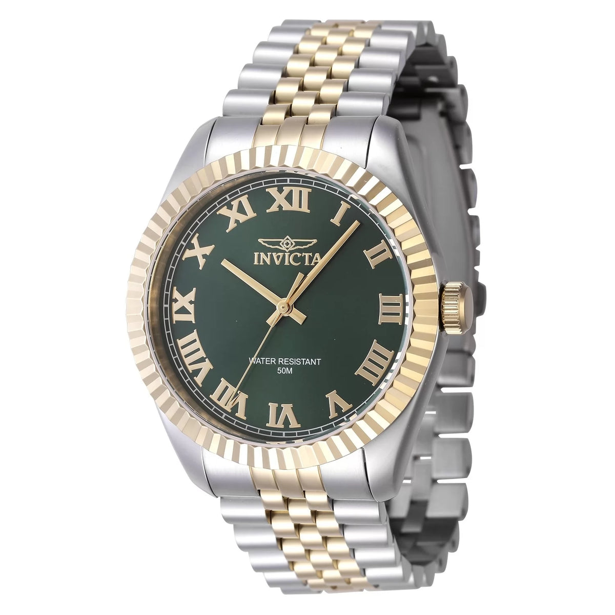 Invicta 47403 Quartz Watch Green Dial Stainless Steel 43mm Men