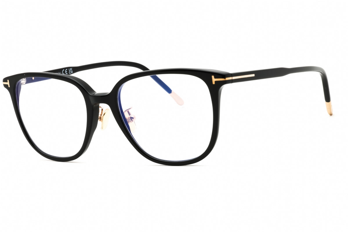 Tom Ford FT5778-D-B-001 Shiny black Rectangular Eyeglasses 53mm Eyeglasses