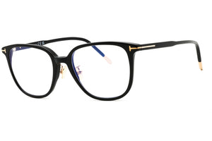 Tom Ford FT5778-D-B-001 Shiny black Rectangular Eyeglasses 53mm Eyeglasses