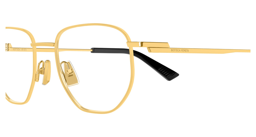 Bottega Veneta BV1301o-004 Gold Round Eyeglasses 52mm
