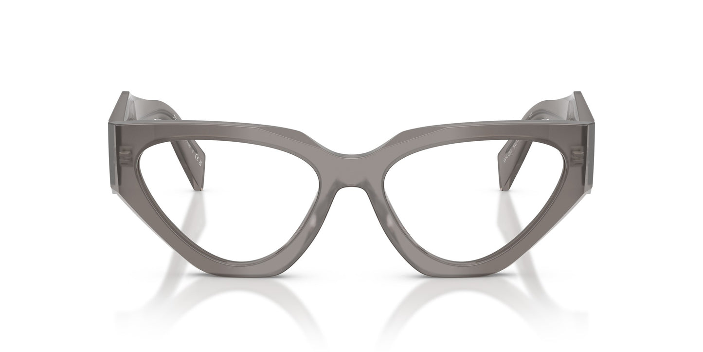 Prada PRC07V-27G1O1-54 eyeglasses in gray frame with clear lenses