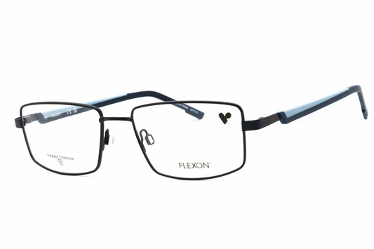 Flexon FLEXON H6085-413 eyeglasses in matte navy frame with clear demo lnes lenses