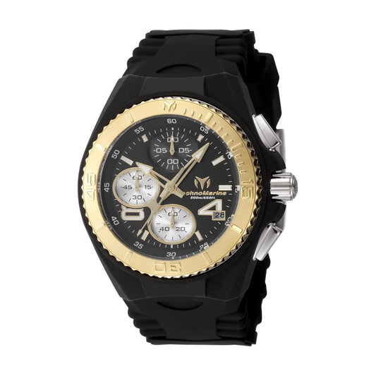 TechnoMarine TM-115100 watch with gray dial and silicon band