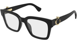 Cartier CT0640o-001 Black Square Eyeglasses 53mm