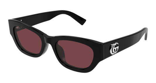 Gucci GG1954SA-004 Black Cat Eye Sunglasses 53mm