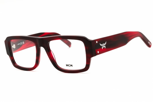 MCM MW5002-068 eyeglasses in red frame with clear demo lenses