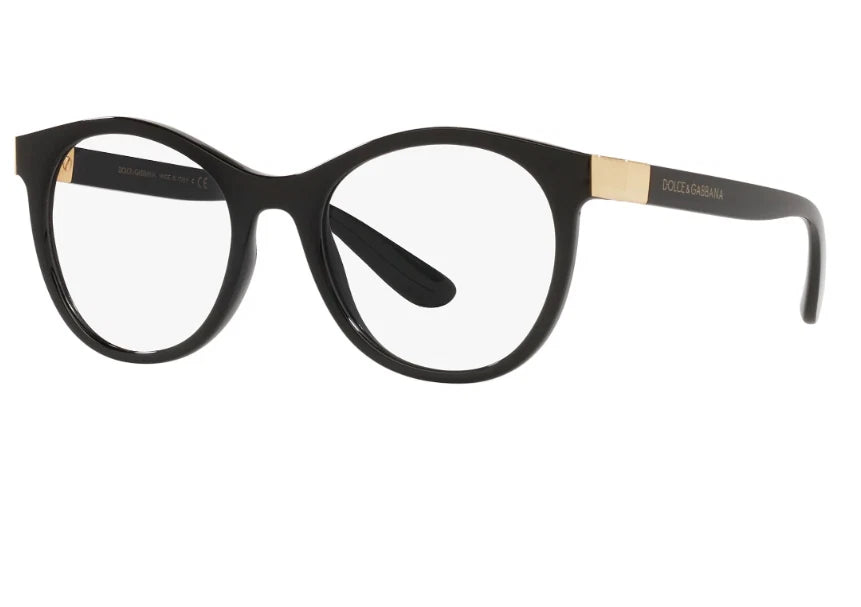 Dolce Gabbana 0DG5075-501-51 Black 9406 SUTRO EYEGLASSES 49mm Eyeglasses