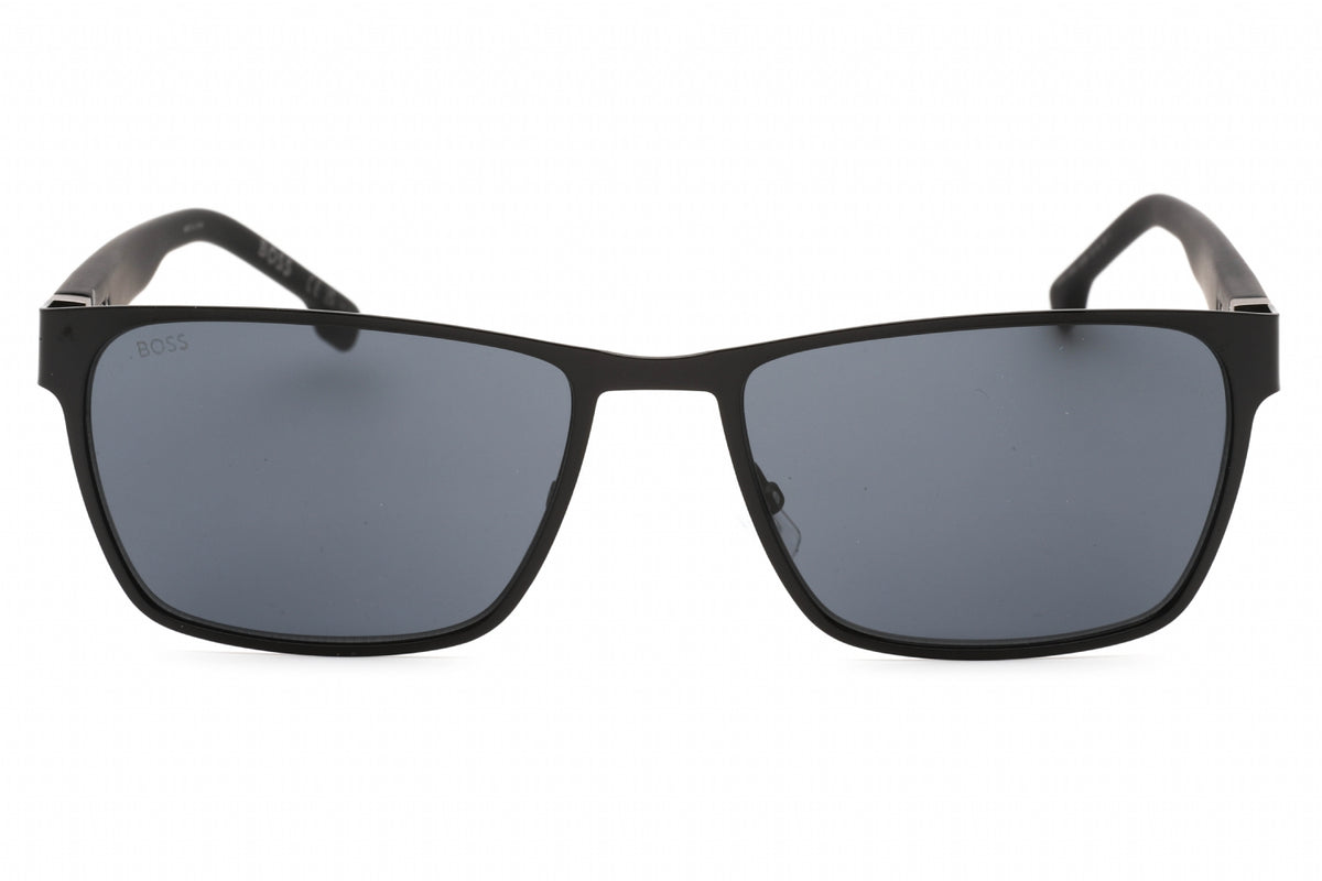 Hugo Boss 1038/S-0003 IR MTTBLACK Rectangular Sunglasses 57mm