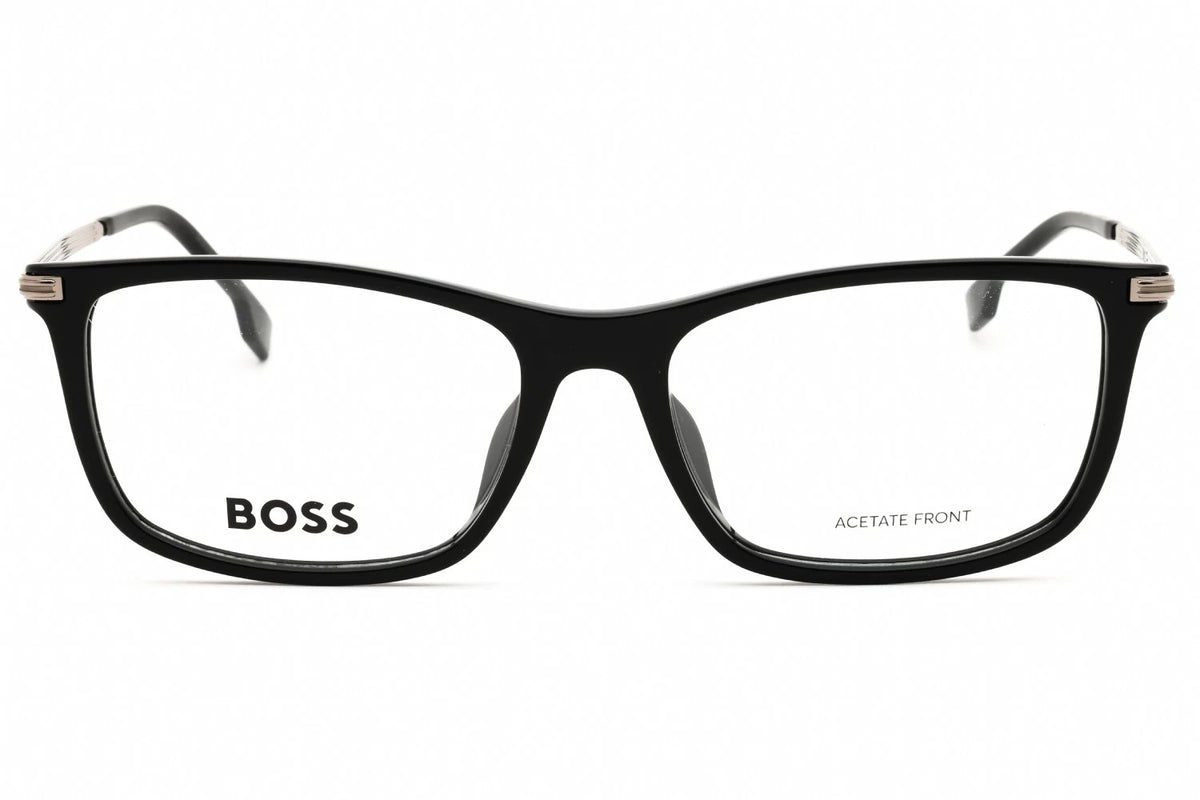 Hugo Boss BOSS1614/F-284-56 Black Ruthenium Rectangle Eyeglasses 56mm Eyeglasses